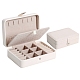 Rectangle PU Leather Jewelry Storage Organizer Box(PW-WG25642-01)-1
