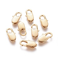 Ion Plating(IP) 304 Stainless Steel Lobster Claw Clasps, Golden, 18x8.5x3.5mm, Hole: 1.6mm(STAS-G201-06D-G)
