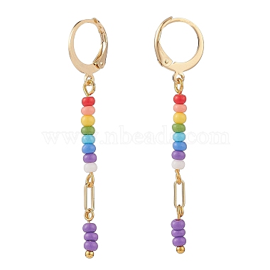 Ensembles de boucles d'oreilles en perles de verre pour femmes(EJEW-JE05060)-3