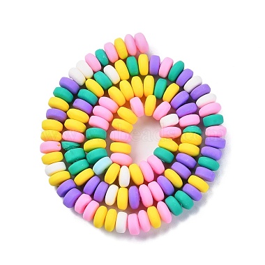 Handmade Polymer Clay Beads Strands(X-CLAY-N008-008L)-4