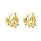 304 boucles d'oreilles en acier inoxydable(EJEW-K271-02H-G)-1