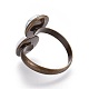 Natural & Synthetic Mixed Stone Cuff Rings(RJEW-JR00244)-3