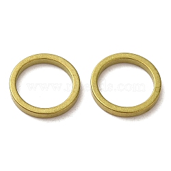 Brass Linking Rings, Golden, Ring, 10x1mm, Inner Diameter: 8mm(KK-K357-05F-G)