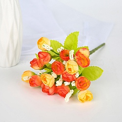Plastic Eucalyptus Artificial Flower, for Wedding Party Home Room Decoration Marriage Accessories, Red, 240mm(PW23051077381)
