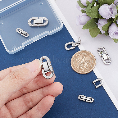 6Pcs 3 Styles 304 Stainless Steel Fold Over Clasp(FIND-UN0001-45)-4