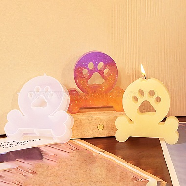 White Silicone Candle Molds