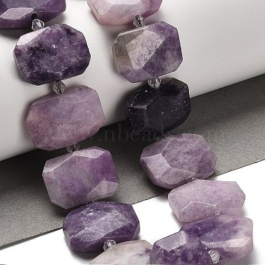 Natural Lepidolite Beads Strands(G-H078-B14-01)-2