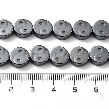 Synthetic Non-Magnetic Hematite Beads Strands(G-H303-B20)-4