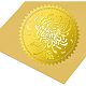 selbstklebende Aufkleber mit Goldfolienprägung(DIY-WH0211-196)-4