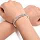 Cadeau le jour de la Saint-Valentin pour des bracelets de diamants petite amie de mariage(B115-2)-4