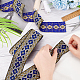 Ethnic Style Embroidery Polyester Ribbons(OCOR-WH0060-56B)-3