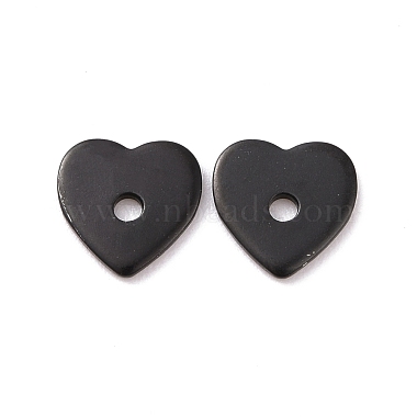 Electrophoresis Black Heart 304 Stainless Steel Beads