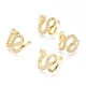 Brass Micro Pave Cubic Zirconia Cuff Earrings(EJEW-G279-06G)-1