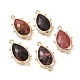 Natural Rhodonite Connector Charms(G-G012-05G-12)-1