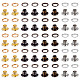 200 Sets 4 Colors Iron Grommet Eyelet Findings(SCRA-GF0001-02)-1