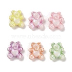 Plastics Beads, Craft Beads, Animal, Bear, 9.5x8x4mm, Hole: 1.6mm, 2000pcs/500g(KY-B004-04B)