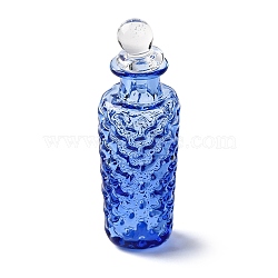 Miniature Glass Bottles
Wishing Bottle, with Lid, Micro Landscape Home Dollhouse Accessories, Pretending Prop Decorations, Blue, 1.45x4.5cm, Hole: 5mm(AJEW-U018-01G)