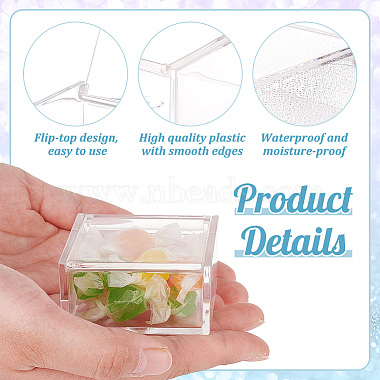 Plastic Beads Storage Containers with Flip Cover(CON-WH0093-10)-4