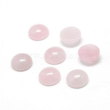 Natural Rose Quartz Gemstone Cabochons(G-T020-20mm-09)-1