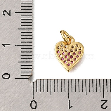 Placage de crémaillère en laiton micro pavé pendentifs en zircone cubique(ZIRC-F142-14A-G)-3