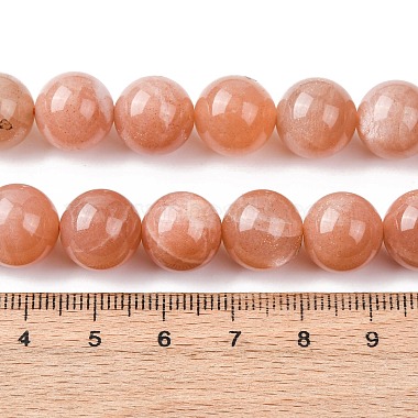 sunstone naturelle perles brins(G-H343-D12-12mm)-5