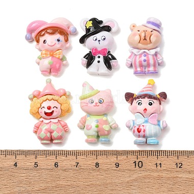 Cartoon Opaque Resin Cabochons(RESI-K029-05)-3