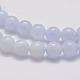 Natural Light Blue Agate Bead Strands(G-G970-38-8mm)-3
