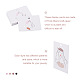 Fashewelry Rectangle Cardboard Earring Display Cards(CDIS-FW0001-05)-4