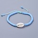 Handmade Polymer Clay Heishi Beads Braided Bracelets(BJEW-JB04318-04)-1