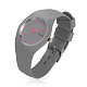 Trendy Women's Stainless Steel Silicone Quartz Wrist Watches(WACH-N008-11C)-2