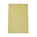 Sparkle PU Leather Fabric, Self-adhesive Fabric, for Shoes Bag Sewing Patchwork DIY Craft Appliques, Light Khaki, 30x20x0.1cm(AJEW-WH0149A-05)