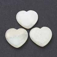 Natural Xiuyan Jade Heart Love Stone, Pocket Palm Stone for Reiki Balancing, 39~41x40~42x8~10mm(G-J391-07B)