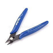 Carbon Steel Wire Flush Cutters, Electronic Model Sprue Wire Clippers, Side Cutting Nippers, for Precision Cutting Needs and 3D Printer, Royal Blue, 128x79x13mm(TOOL-WH0021-21)