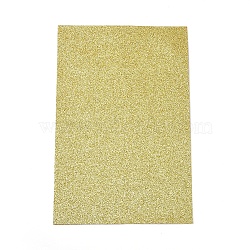 Sparkle PU Leather Fabric, Self-adhesive Fabric, for Shoes Bag Sewing Patchwork DIY Craft Appliques, Light Khaki, 30x20x0.1cm(AJEW-WH0149A-05)