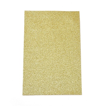 Sparkle PU Leather Fabric, Self-adhesive Fabric, for Shoes Bag Sewing Patchwork DIY Craft Appliques, Light Khaki, 30x20x0.1cm