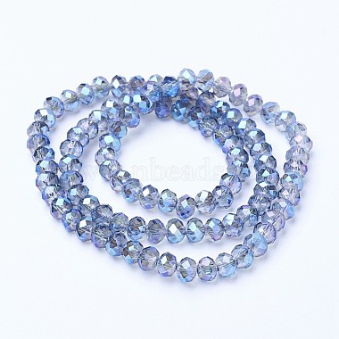 Electroplate Transparent Glass Beads Strands(EGLA-A034-T1mm-Y02)-2