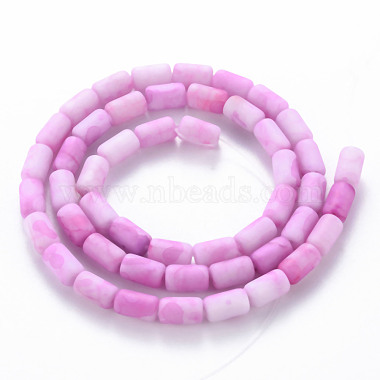 Opaque Baking Painted Crackle Glass Beads Strands(FGLA-T004-01A)-2
