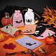 24Pcs 6 Colors  Halloween Burlap Packing Pouches Drawstring Bags(ABAG-BC0001-49)-4