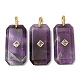 Natural Mixed Stone Pendants(GG-CBA51ED-05G)-2