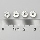 Perles séparateurs en laiton avec strass(X-RB-A006-6MM-S)-5