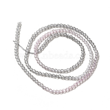 Transparent Gradient Color Glass Beads Strands(GLAA-H021-01A-12)-4