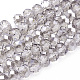Electroplate Glass Beads Strands(X-GR10MMY-01S)-1