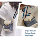 Stripe Pattern Cotton Fabric Bag Straps(FIND-WH0001-56A)-6