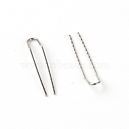 304 Stainless Steel U Shape Fishing Accessories, Stainless Steel Color, 12.5x2.5x0.6mm(FIND-WH0076-39B-01)