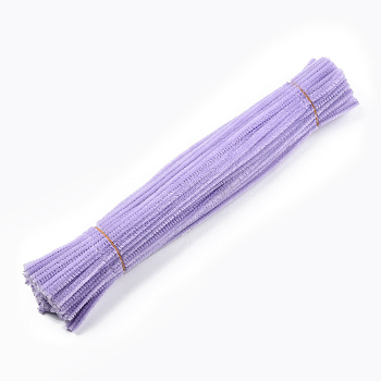 11.8 inch Pipe Cleaners, DIY Chenille Stem Tinsel Garland Craft Wire, Lilac, 300x5mm