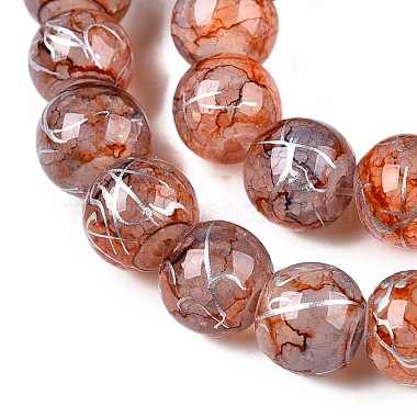 Drawbench Crackle Glass Beads Strands(GLAA-N006-8mm-09)-3