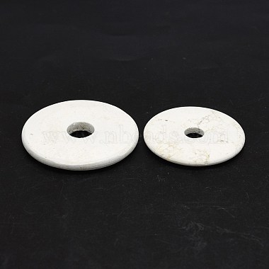 Beignet pendentifs howlite naturelle(G-H268-E02-A)-3