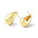 Teardrop Rack Plating Brass Stud Earrings for Women(EJEW-F310-10G)-2