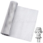 Aluminum Sheets, Metal Mesh Plate, Rectangle, White, 3000x300x0.25mm, Hole: 3x4mm(AJEW-WH0534-97A)