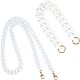 2Pcs Acrylic Curb Chain Bag Strap(FIND-WR0002-18)-1